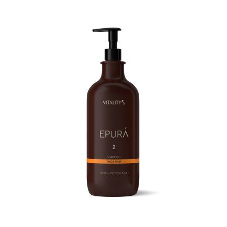 Vitality's EPURÁ Thick Hair Shampoo 1000 ml Shampoing Professionnel Femmes