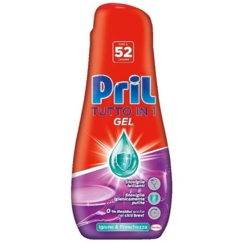 Pril Gel Lavastoviglie 630 ml - Fresh Hygiene