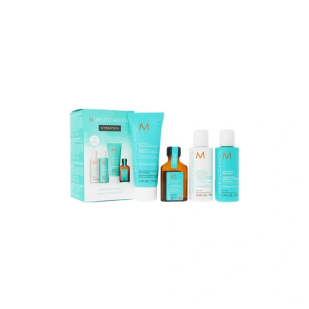 Set Moroccanoil Hydrating Shampoo 70ml Conditioner 70ml Styling Cream 75ml Treatment 25ml