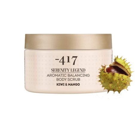 -417 Dead Sea Cosmetics Kiwi & Mango Aromatic Body Scrub with Wheat Germ Oil 15.8oz Serenity Legend Collection