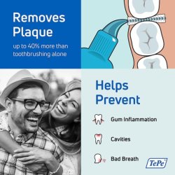 TEPE Interdental Brush Original Soft Dental Brush for Teeth Cleaning 1.3mm Gray Size 7