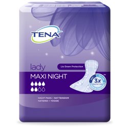 Tena Lady Maxi Night for Moderate Bladder Weakness 6 Pieces