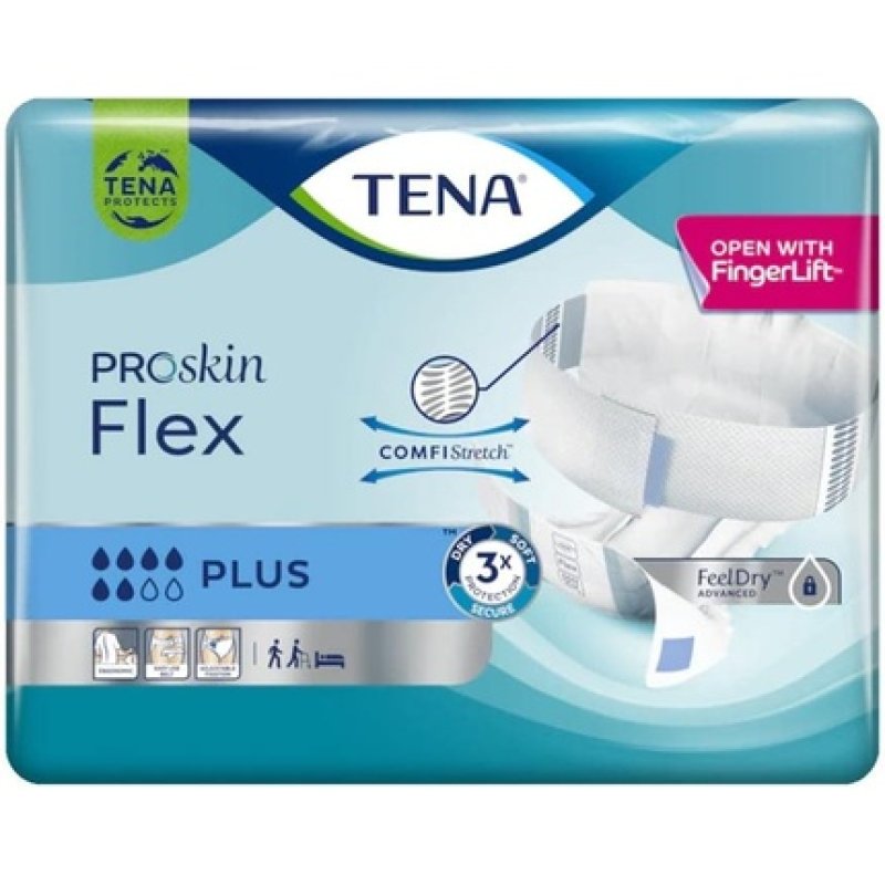 Tena Proskin Flex Plus Incontinence Pad Size XL 30 Pieces