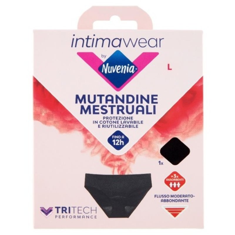 NUVENIA MESTRUAL PADS NERO TGL