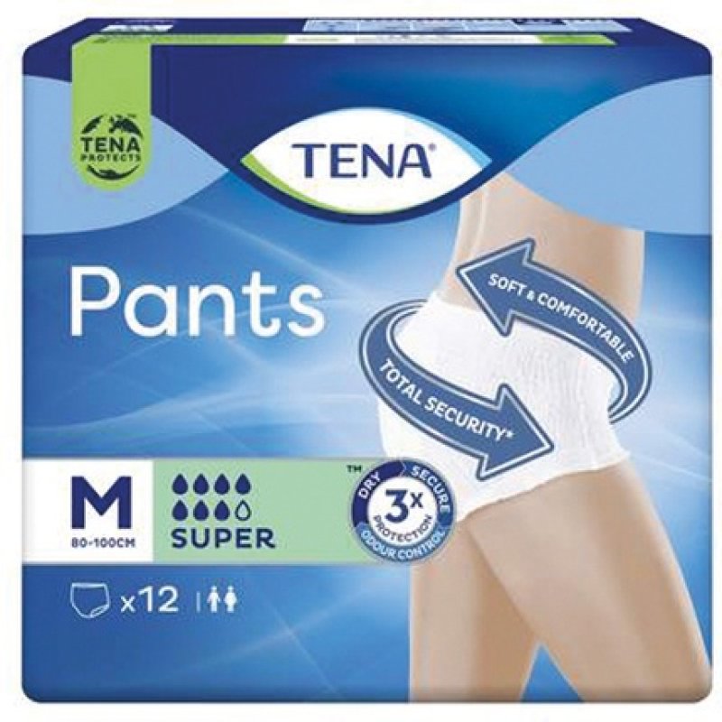 Tena Tena Pants Super Medium 12 Pack