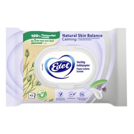 Edet Moist Toilet Skin Balance - Gentle And Caring Toilet Paper
