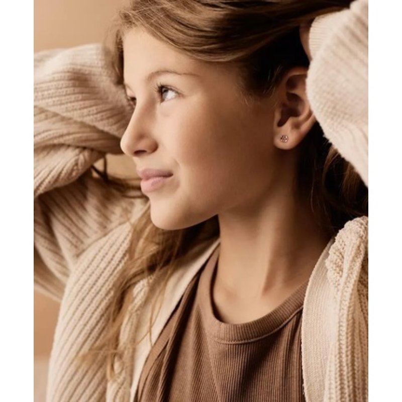 Blomdahl Nickel Free Medical Plastic 5mm Daisy Stud Earrings