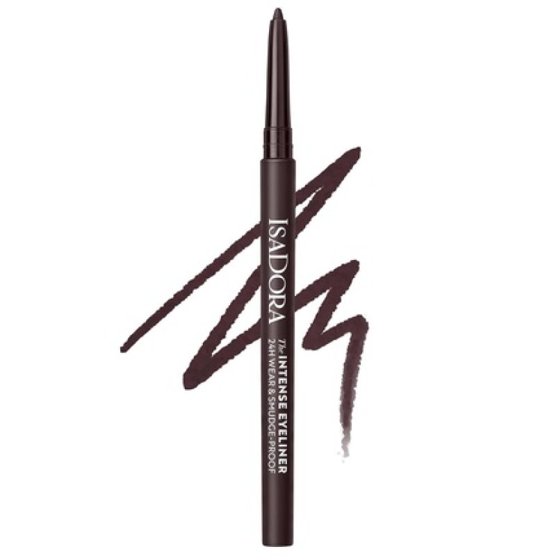 Isadora Kajal Waterproof Brown Intense 24h - Strong Hold Without Smudging