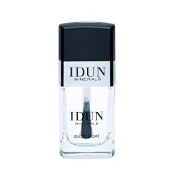 IDUN Minerals Crystal Base Coat Nail Polish Natural Chip-Resistant Keratin and Almond Oil Formula Cruelty Free 100%