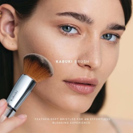Idun Minerals Pro Soft Kabuki Brush for Women