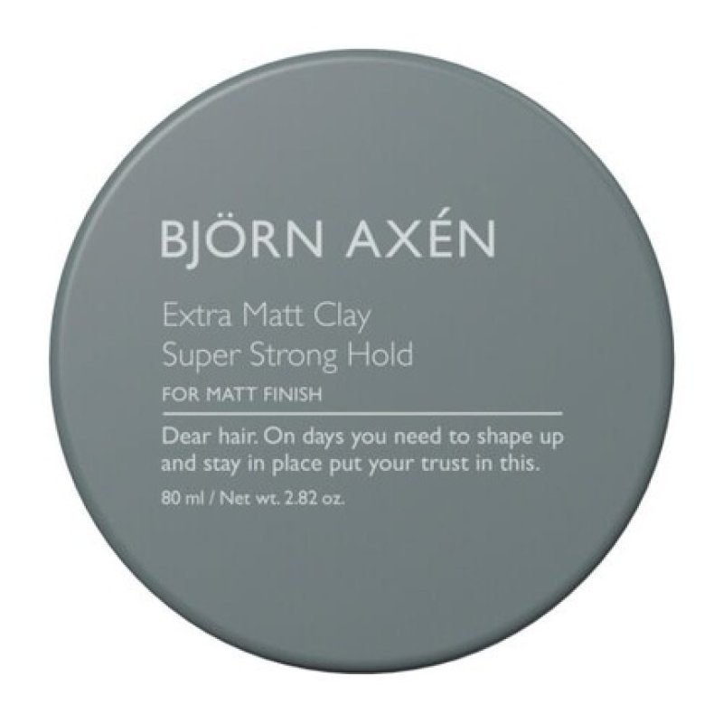 Bjorn Axeen Extra Matt Clay Super Strong Hold Matte and Nourishing Clay