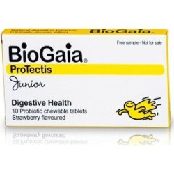 Biogaia Protectis Junior Chewable Probiotics Strawberry Flavour - 10 Tablets