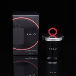 LELO Scented Massage Candle - Melts into Sensual Massage Oil - Flavored Candle Body Massage Oil Black Pepper &