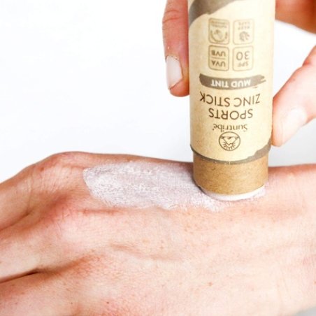 Suntribe Natural Mineral Zinc Sun Stick SPF 30 Reef Safe Organic Tinted 30g