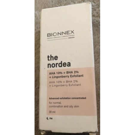 The Nordea AHA 10% BHA 2% Lingonberry Exfoliant