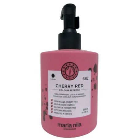 Maria Nila Colour Refresh Cherry Red 10.1 fl oz/300ml - Revolutionary Color Depositing Conditioner