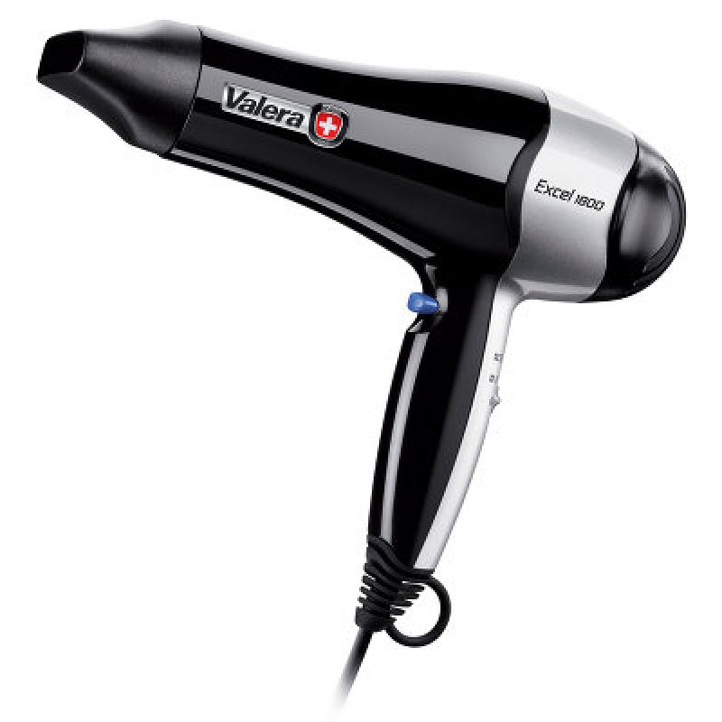 Valera Excel 1800 sèche-cheveux 1800 W Noir, Argent
