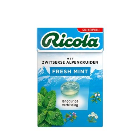 Ricola Fresh Mint Sugar-Free Pastilles