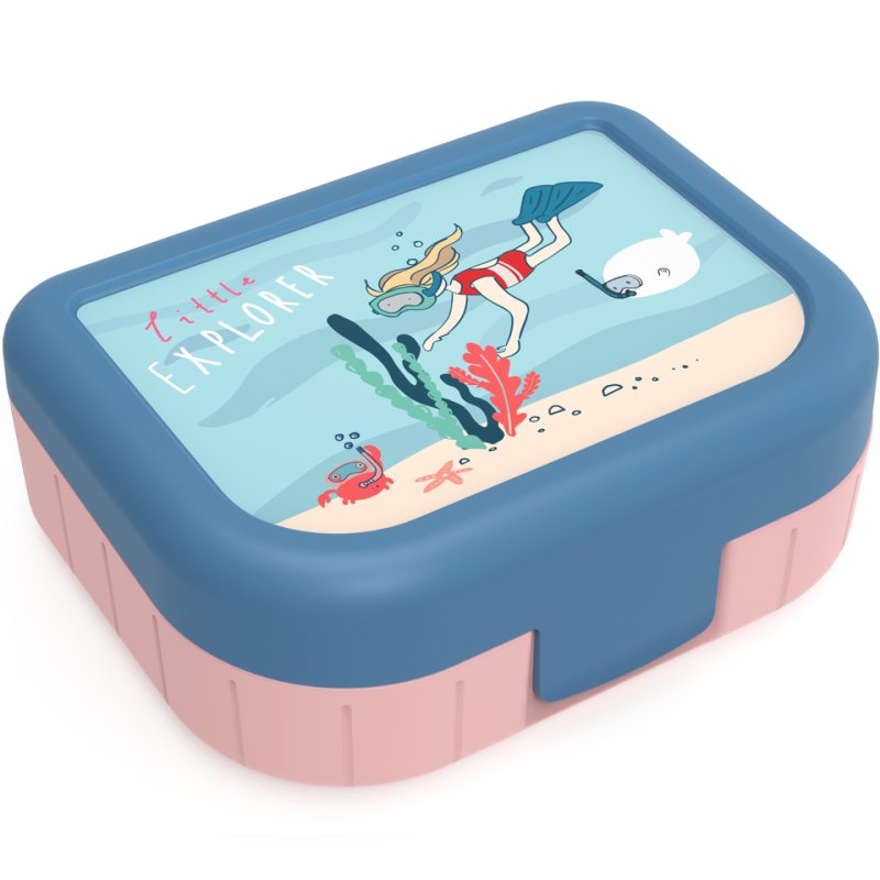 Rotho Memory Kids Lunch Box, Food-Grade Plastic Pp, Bpa-Free, Multi-Colour, 1