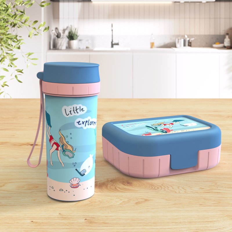 Rotho Memory Kids Lunch Box, Food-Grade Plastic Pp, Bpa-Free, Multi-Colour, 1