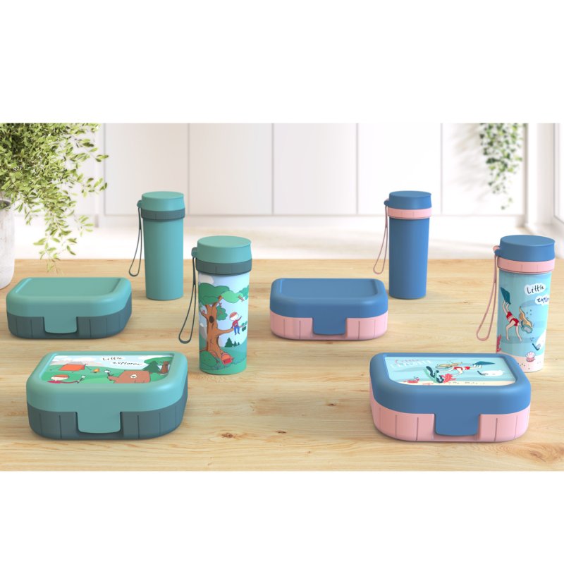 Rotho Memory Kids Lunch Box, Food-Grade Plastic Pp, Bpa-Free, Multi-Colour, 1