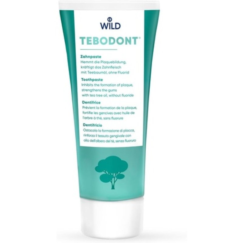 Tebodont Toothpaste 75ml Without Fluoride