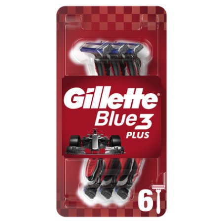 Gillette Gill Blue 3 Plus Red