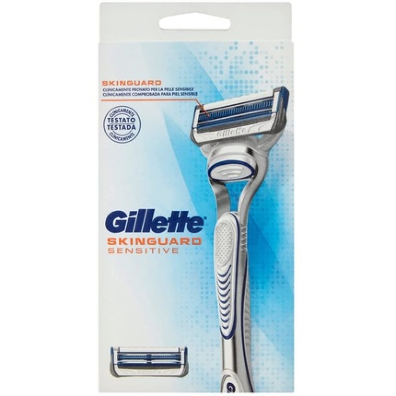 Gillette Skinguard Sensitive Men's Razor with Aloe Touch Blade