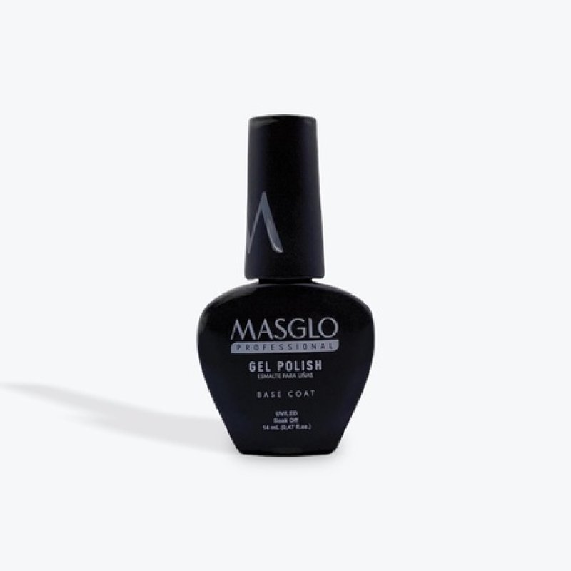 Masglo Base Coat Semipermanent Professional Gel Polish 14ml Translucent - Translucent Range