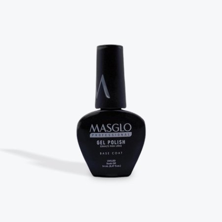 Masglo Base Coat Semipermanent Professional Gel Polish 14ml Translucent - Translucent Range