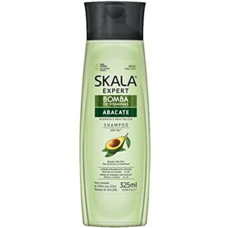 Skala Shampoo With Pump, 325 Ml, Black, Standard