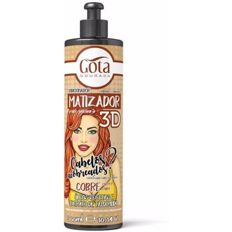 Gota Dourada 3d Matting Copper 300 Ml, One Color, Estándar