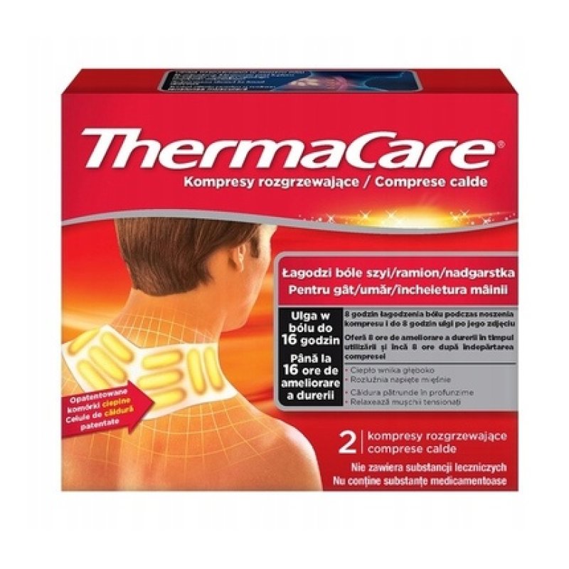 Thermacare Heat Wraps For Neck Shoulders Wrists - 2 Pack By Thermacare