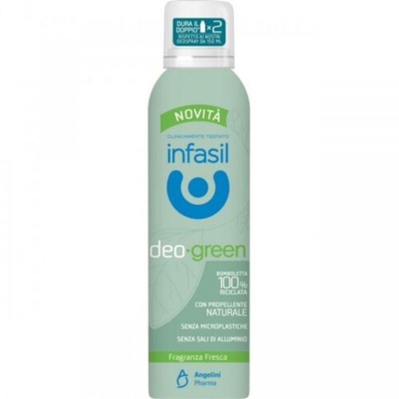 INFASIL Deo Green Fresh Fragrance Deodorant Spray 125ml