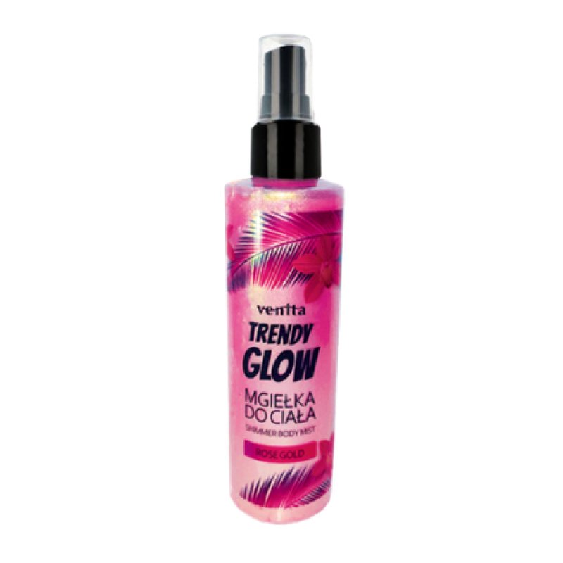 Venita Trendy Glow Body Mist Rose Gold