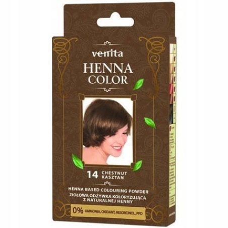 Venita Henna Color Hair Dye 14 Chestnut 25ml