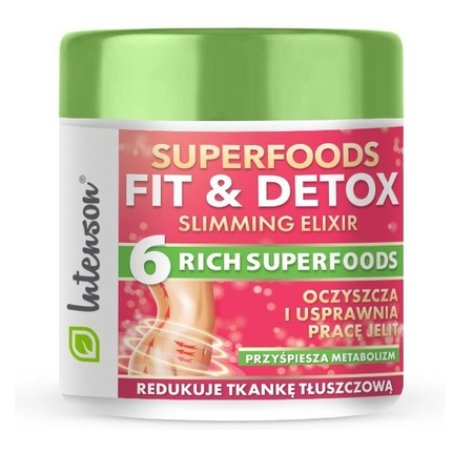 Intenson Superfoods Fit Detox Elixir Fiber Cocktail Dietary Supplement 135g
