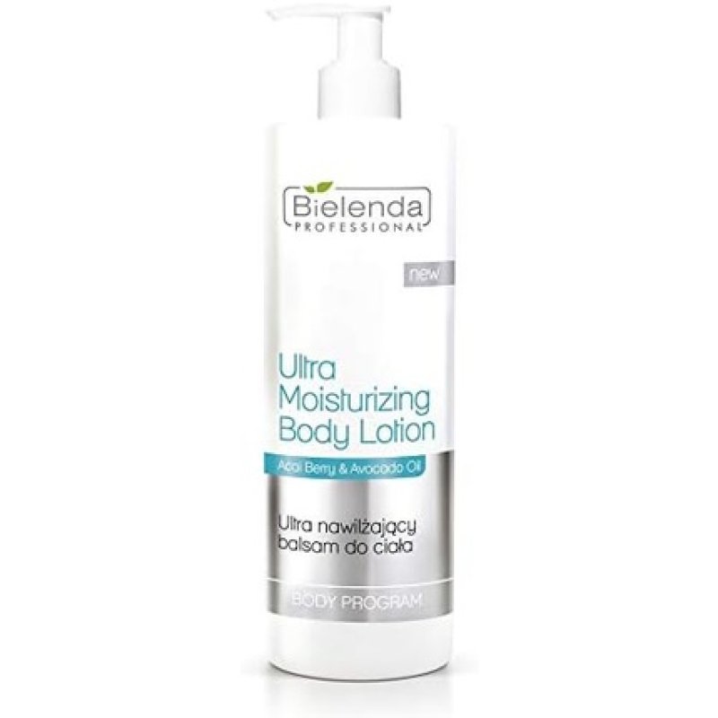 Bielenda Professional Ultra Moisturising Body Lotion with Acai Berry & Avocado Oil 500ml