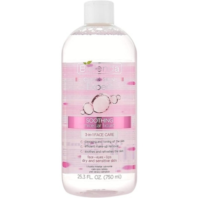 Bielenda Clean Skin Expert 3in1 Soothing Micellar Water with Hyaluronic Acid