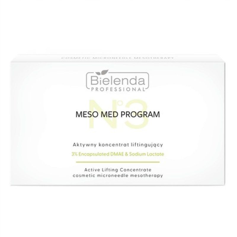 Bielenda Professional Active Lifting Concentrate With 3% Encapsulated Dmae 10x3ml