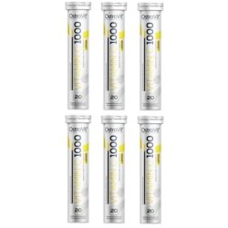 Vitamin C 1000mg High Dose Effervescent Tablets 120 Count