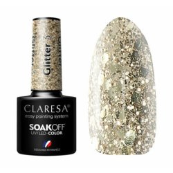 Claresa Glitter Soak Off Hybrid Nail Polish 3.5ml