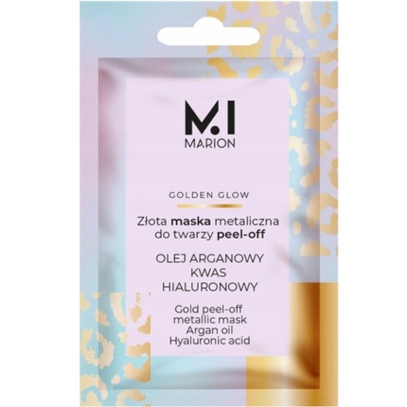 Marion Golden Glow Peel-Off Metallic Face Mask - 6 Grams