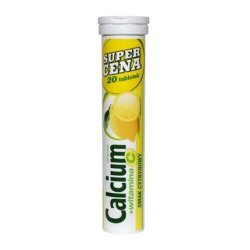Calcium with Vitamin C Lemon Flavor 20 Tablets