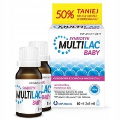 Multilac Baby Synbiotic Probiotic Lactobacillus Rhamnosus GG 10/20/30ml Drops
