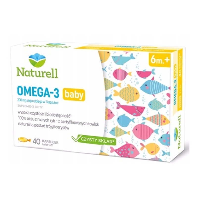 Naturell Omega 3 Baby - 40 Twist-Off Capsules