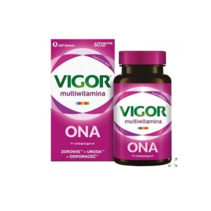 Vigor Multivitamin 60 Tablets for Women - Immune System and Stress Support