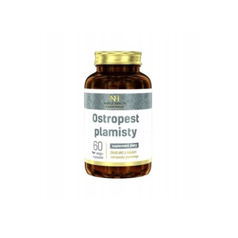 Noble Health Milk Thistle 60 Capsules - Herbal Dietary Supplement