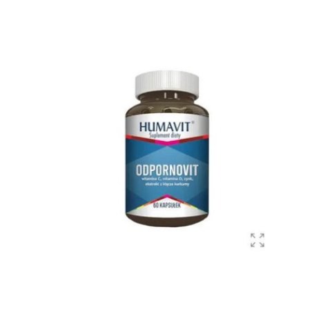 Humavit Odporovit 60 Capsules Immune System Vitamin C D Zinc Turmeric