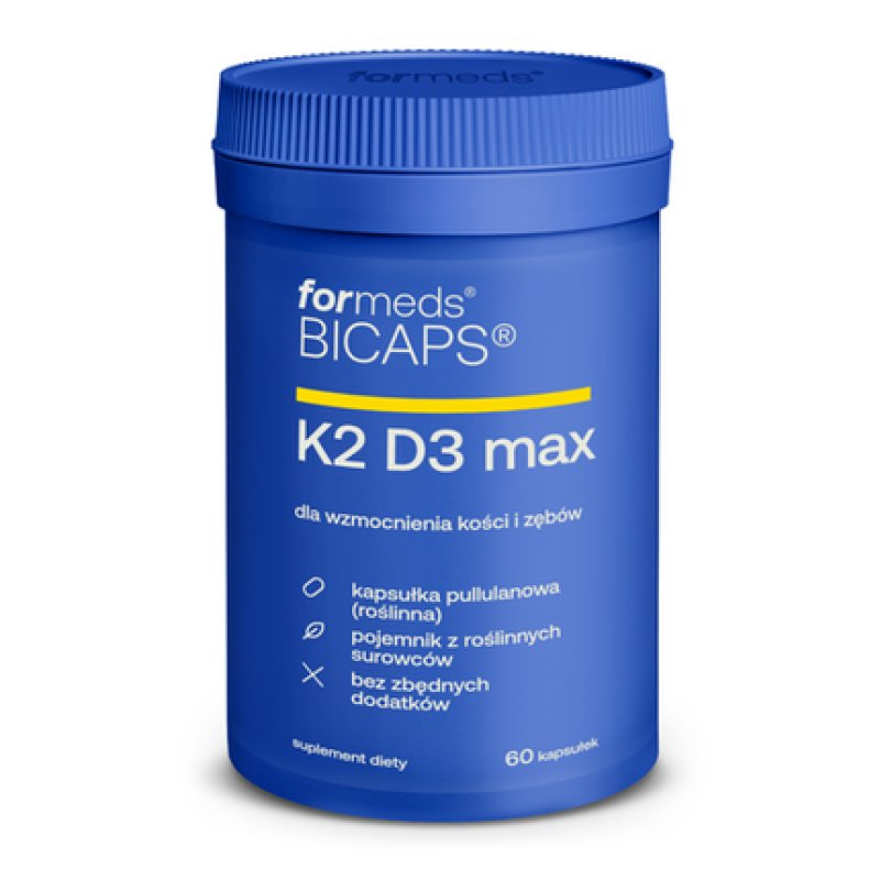Formeds Bicaps Vitamin D3 4000 IU K2 Max 60 Capsules
